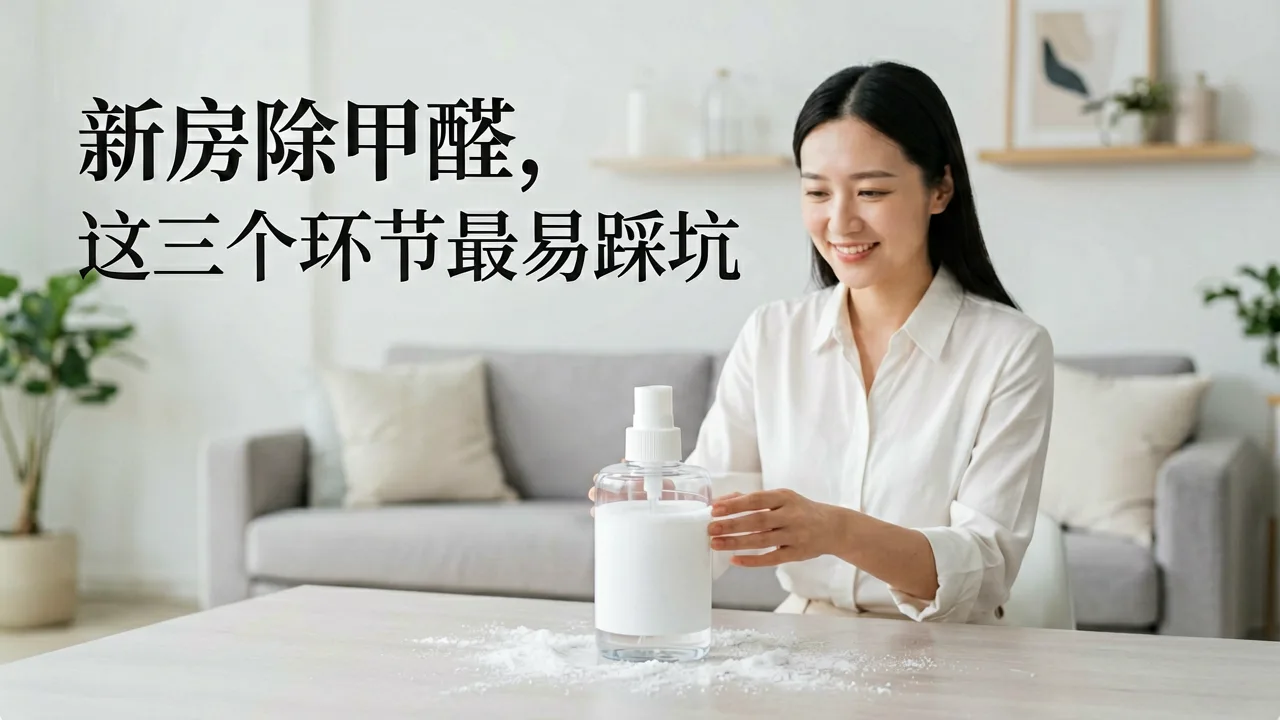 新房除甲醛,这三个环节最易踩坑